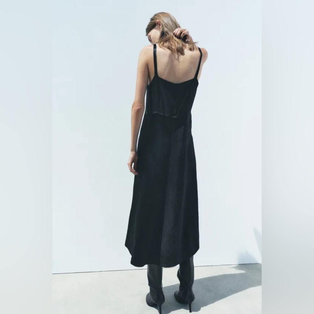 ZARA ~  Satin slip dress ZW COLLECTION - Picture 6 of 12
